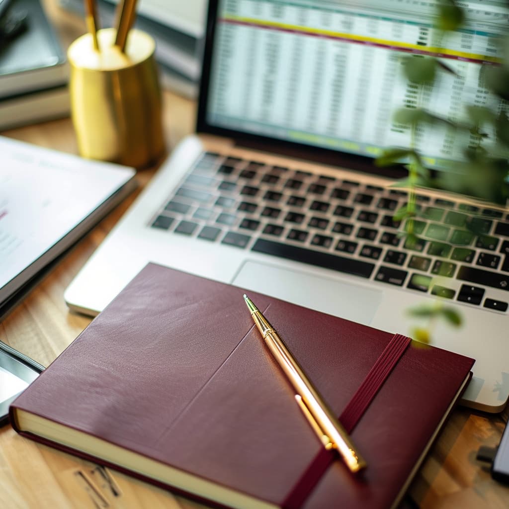 Compass over circuitry representing strategic insight